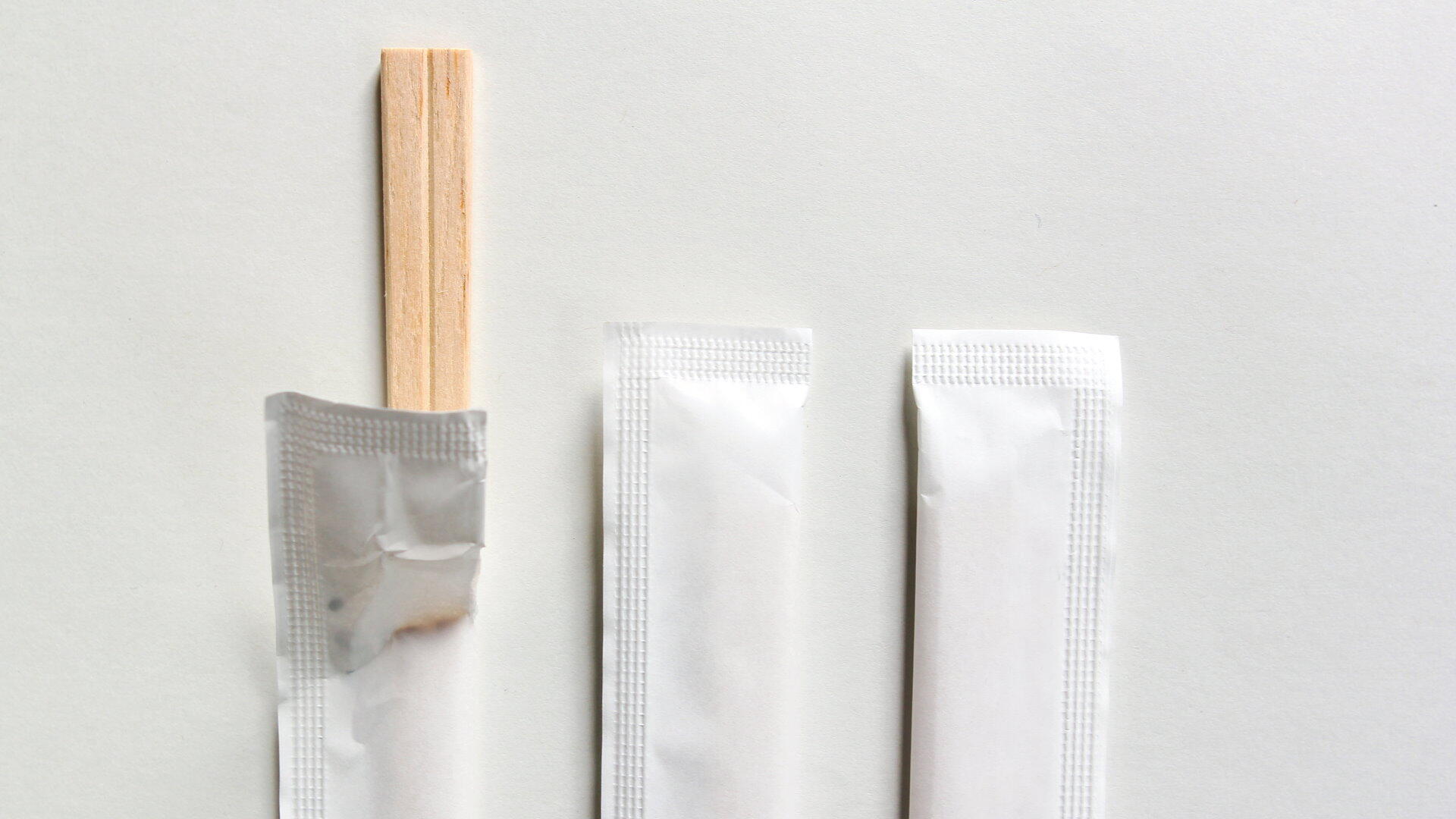 Beware of the toothpicks wrapped together with disposable chopsticks!